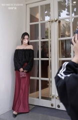 CHÂN VÁY LỤA ĐUÔI CÁ QCCC