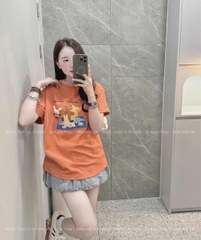 - ÁO PHÔNG NỮ CAM GẤU une