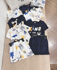 - SET 2 BỘ ĐÙI BÉ TRAI THÚ KIND COOL than trắng