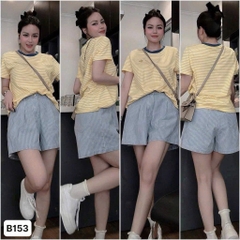 - SET ÁO VÀNG KẺ NGANG THÊU QUẦN SỌC hàng xưởng