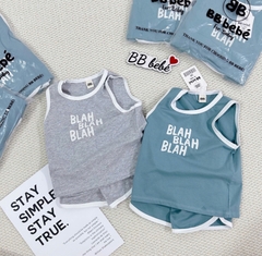 - SET 2 BỘ ĐÙI BÉ TRAI BA LỖ BLAH xanh ghi