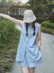BỘ ĐÙI XN HỒNG XANH CÀI CÚC