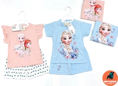 SET 2 BỘ ĐÙI BÉ GÁI XANH HỒNG ELSA BELLA