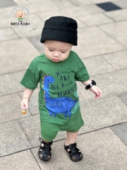 B - BỘ ĐÙI BÉ TRAI XANH LÁ KHỦNG LONG ROARSOME