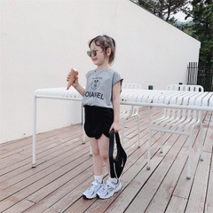 FREESHIP - BỘ BÉ GÁI MICKEY TAY HẾN COTTON
