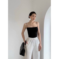 ÁO HAI DÂY DÁNG ÔM MỊN VẢI COTTON DƯỚI 60KG