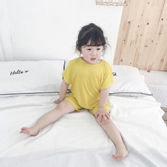 [FreeShip] BỘ THUN COTTON CHO BÉ TRAI GÁI 6 MÀU - CỰC MÁT