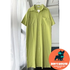 BÁN SỈ VÁY SUÔNG XANH CHUỐI CHO NỮ