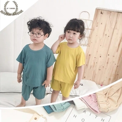 [FreeShip] BỘ THUN COTTON CHO BÉ TRAI GÁI 6 MÀU - CỰC MÁT