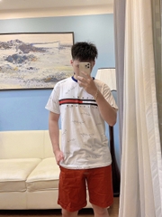 ÁO PHÔNG ĐÔI CỘC TAY TRẮNG TOMMY NAM NỮ
