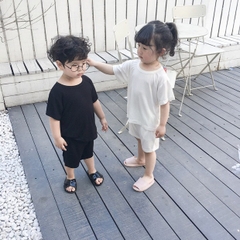 [FreeShip] BỘ THUN COTTON CHO BÉ TRAI GÁI 6 MÀU - CỰC MÁT