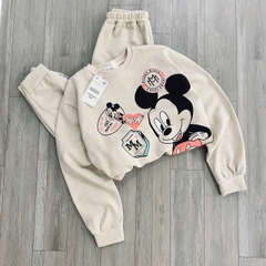 - BỘ BÉ TRAI GÁI NỈ SIZE ĐẠI CHỮ M MICKEY