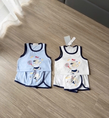 -SET 2 BỘ ĐÙI BÉ TRAI BA LỖ OH no xanh trắng