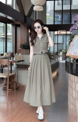 - SET NỮ XÁM SÁT NÁCH TÚI HỘP CVAY DÀI