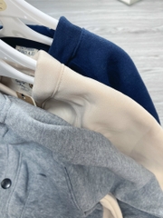 B- SET 3 ÁO NỈ CARDIGAN BÉ THÊU GẤU 1995