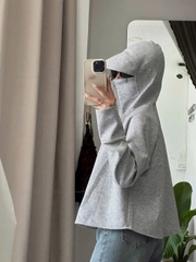 - ÁO NẮNG UMI COTTON MŨ LIỀN