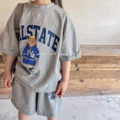 BỘ ĐÙI BÉ COTTON GẤU CALSTATE 3M