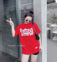ÁO PHÔNG NỮ ĐỎ XANH STYLE BANISH