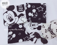 SET 2 BỘ ĐÙI BÉ TRAI ĐEN TRẮNG MICKEY SAO