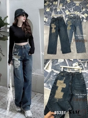 BÁN SỈ QUẦN JEANS XUÔNG NỮ XANH RÁCH