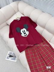 SET ÁO PHÔNG MICKY ĐỎ QUẦN KẺ VUÔNG
