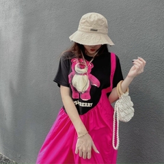 VÁY ĐÔI GẤU HỒNG MẸ BÉ