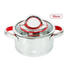 Nồi Lẻ Inox 3 Đáy Happy Cook Aries HC-16AR