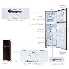 Tủ lạnh Samsung inverter 243 lít RT25M4032BU/SV