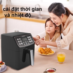 Nồi chiên không dầu Sharp KF-AF55EV-BK