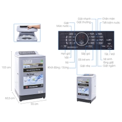Máy giăt cửa trên Panasonic 9 kg NA-F90A4GRV