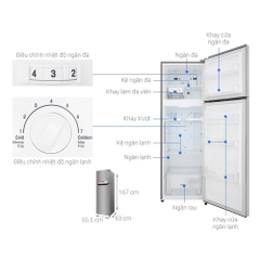 Tủ lạnh LG inverter 255 lít GN-M255PS