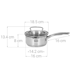 Nồi cán dài/ quánh Tefal Duetto Plus 16cm (G7192834)