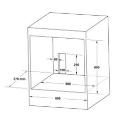 Lò nướng âm Hafele HO-2K65A/538.61.431