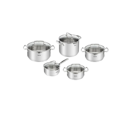 Bộ 5 nồi inox Tefal Duetto Plus G719SA55 (quánh 16cm, nồi 18/20/22/24cm)
