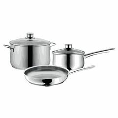 Bộ Nồi 3 Món WMF DIADEM PLUS 0739176040