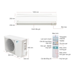 Máy lạnh Daikin 2hp FTC50NV1V/RC50NV1V