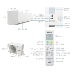 Máy lạnh Daikin FTKC35UAVMV/RKC35UAVMV