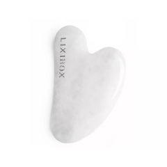 Dụng Cụ Massage Mặt Bằng Đá Thạch Anh Trắng Lixibox Stainless Steel Heart Shaped Gua Sha Facial Tool
