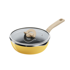 Chảo nồi có nắp Tefal đa năng 3 trong 1 22cm G1802524 vàng