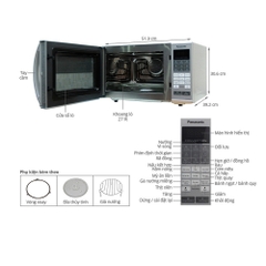 Lò vi sóng có nướng Panasonic NN-CT655MYUE