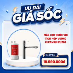 Máy lọc nước vòi tích hợp vuông Cleansui EU202