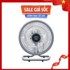 Quạt sàn Tefal TB Silence Plus VH686790 Xám Cánh Trắng