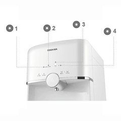 Máy lọc nước nóng lạnh RO Toshiba TWP-W1643SV(W)