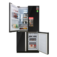 Tủ lạnh side by side Sharp inverter 678 lít SJ-FX688G-BK