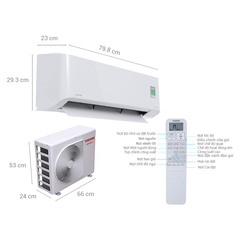 Máy lạnh Toshiba inverter 1hp RAS-H10X3KCVG-V