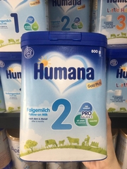 Sữa bột Humana Gold Plus Đức số 1, 2, 3