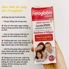 Siro bổ sung sắt Feroglobin Liquid