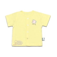 Áo SS  cài giữa màu, Tay ngắni Baby Mommy