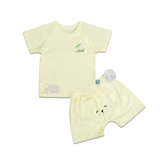 Bộ SS  cài vai, hình, Tay ngắn Baby Mommy