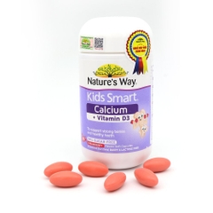 NATURE'S WAY VITA GUMMIES CALCIUM + VITAMIN D – KẸO CANXI CHO BÉ